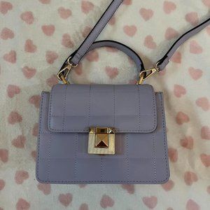 aldo rhilii quilted lavender crossbody bag